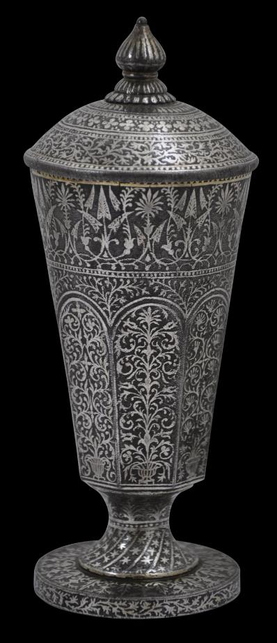 Lucknow Vase with Silver - Michael Backman Ltd