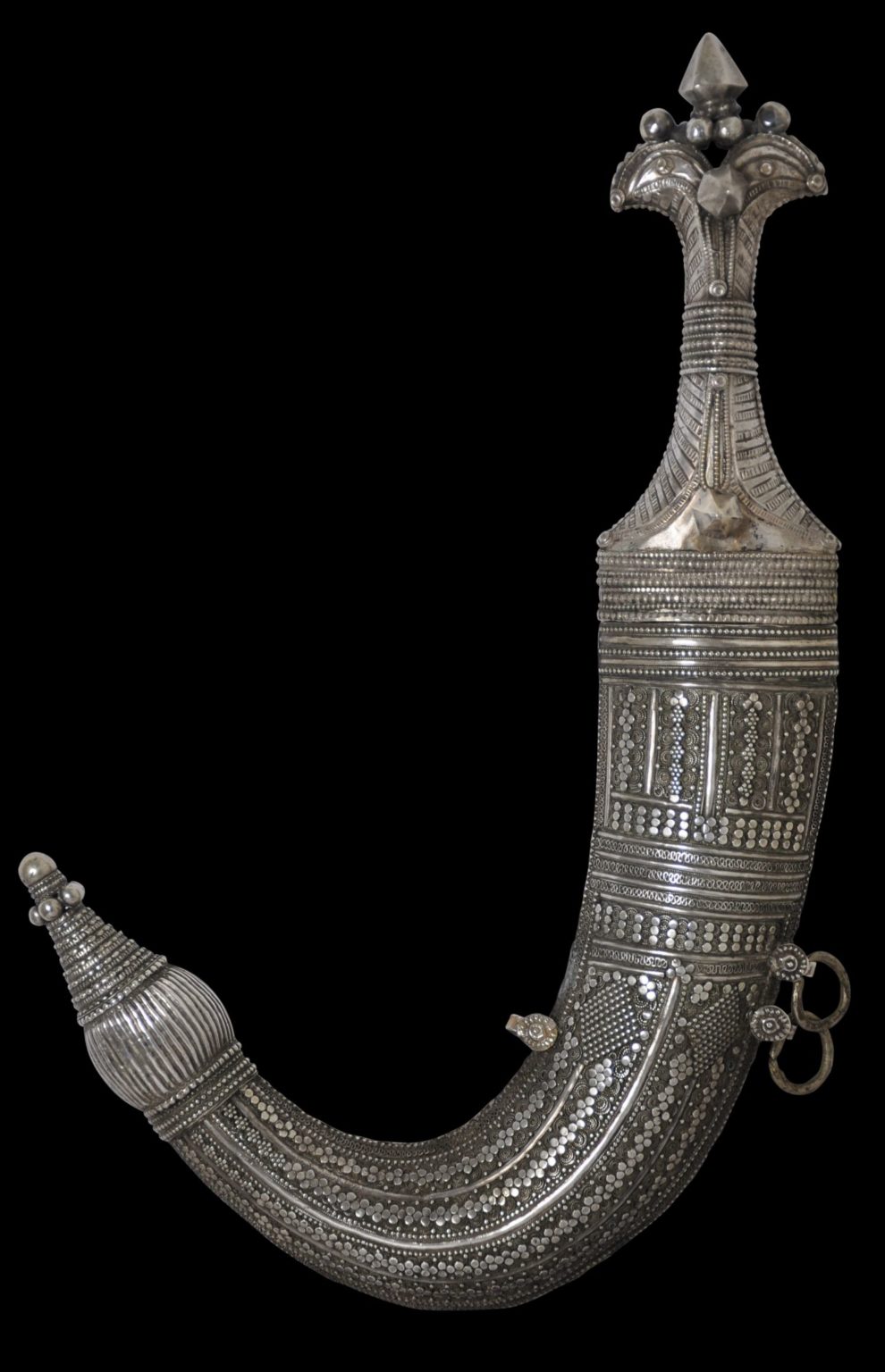 Yemeni Silver-clad Dagger ('Asib) - Michael Backman Ltd