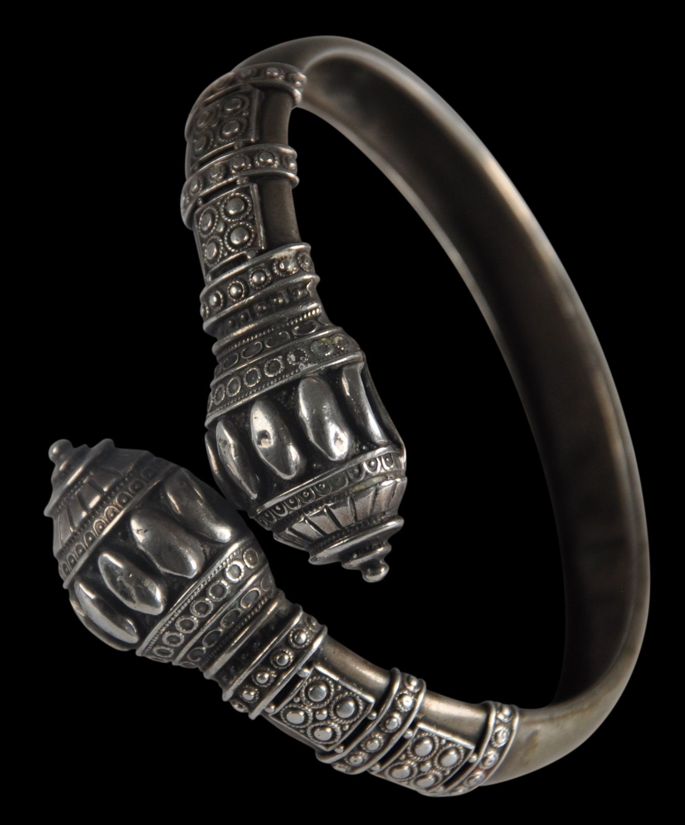 Lord hanuman Rakhi 925 sterling silver handmade lord hanuman design Rakhi  bracelet amazing Rudraksha Tulsi beaded bracelet rk184  TRIBAL ORNAMENTS