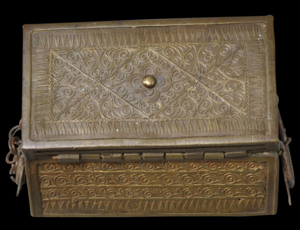 Mindanao Brass Betel Box - Michael Backman Ltd