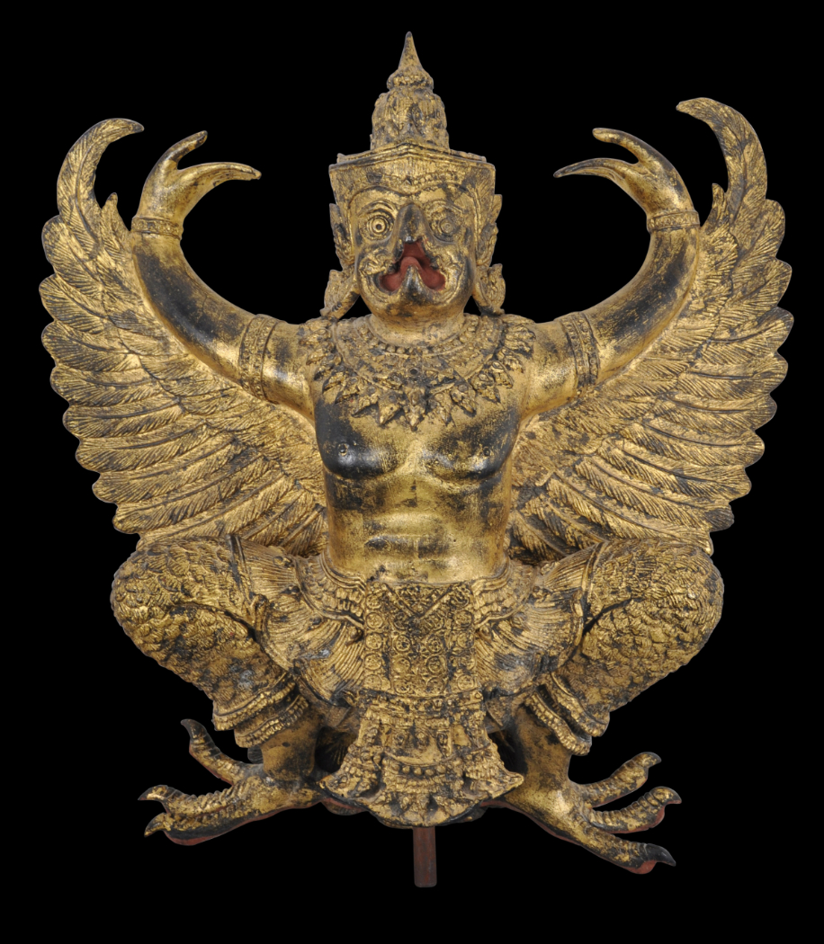 Outstanding Royal Thai Gilded Bronze Garuda