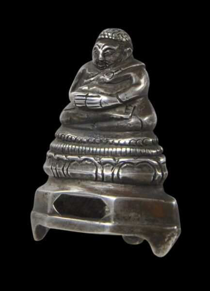 Thai Solid-Silver Image of Phra Sangkajai - Michael Backman Ltd