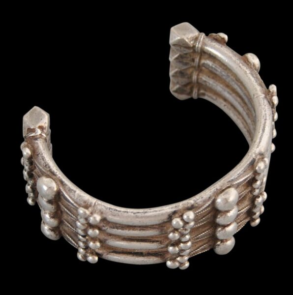Rare Pair of Nubian Silver Bracelets - Michael Backman Ltd
