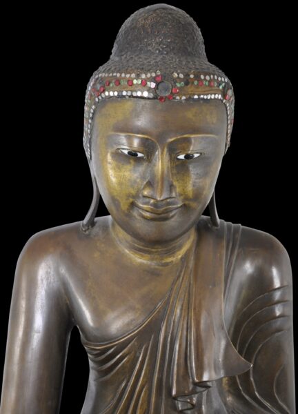 Burmese Mandalay Bronze Buddha - Michael Backman Ltd