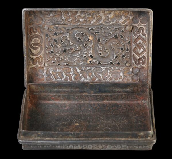 Rare Bhutan Iron Betel Box - Michael Backman Ltd