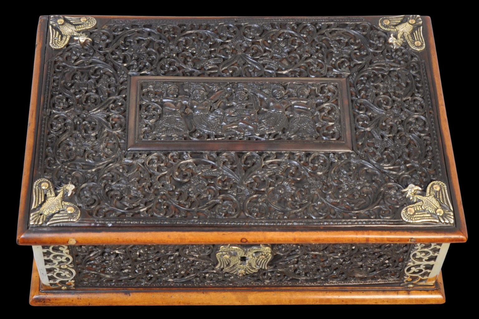 Exceptionally Rare, Early, Singhalese Carved & Pierced Tortoiseshell ...