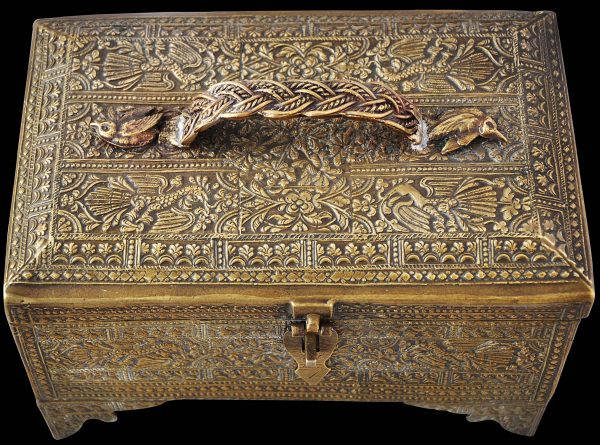 Malay/Minangkabau Cast Brass Cash Box - Michael Backman Ltd