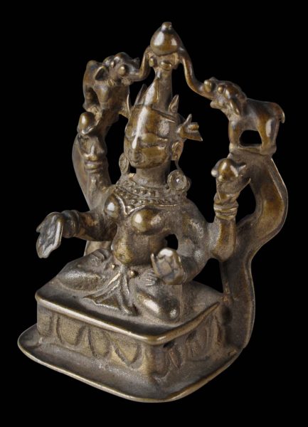 Indian Bronze Gajalakshmi - Michael Backman Ltd