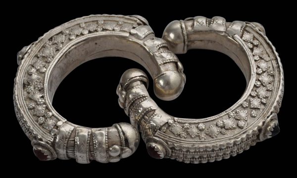 Pair of Pashtun Silver Bracelets